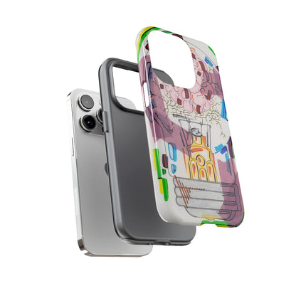 Head Light Illustration Tough Cases | iPhone protective phone case