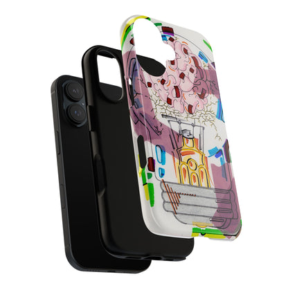 Head Light Illustration Tough Cases | iPhone protective phone case