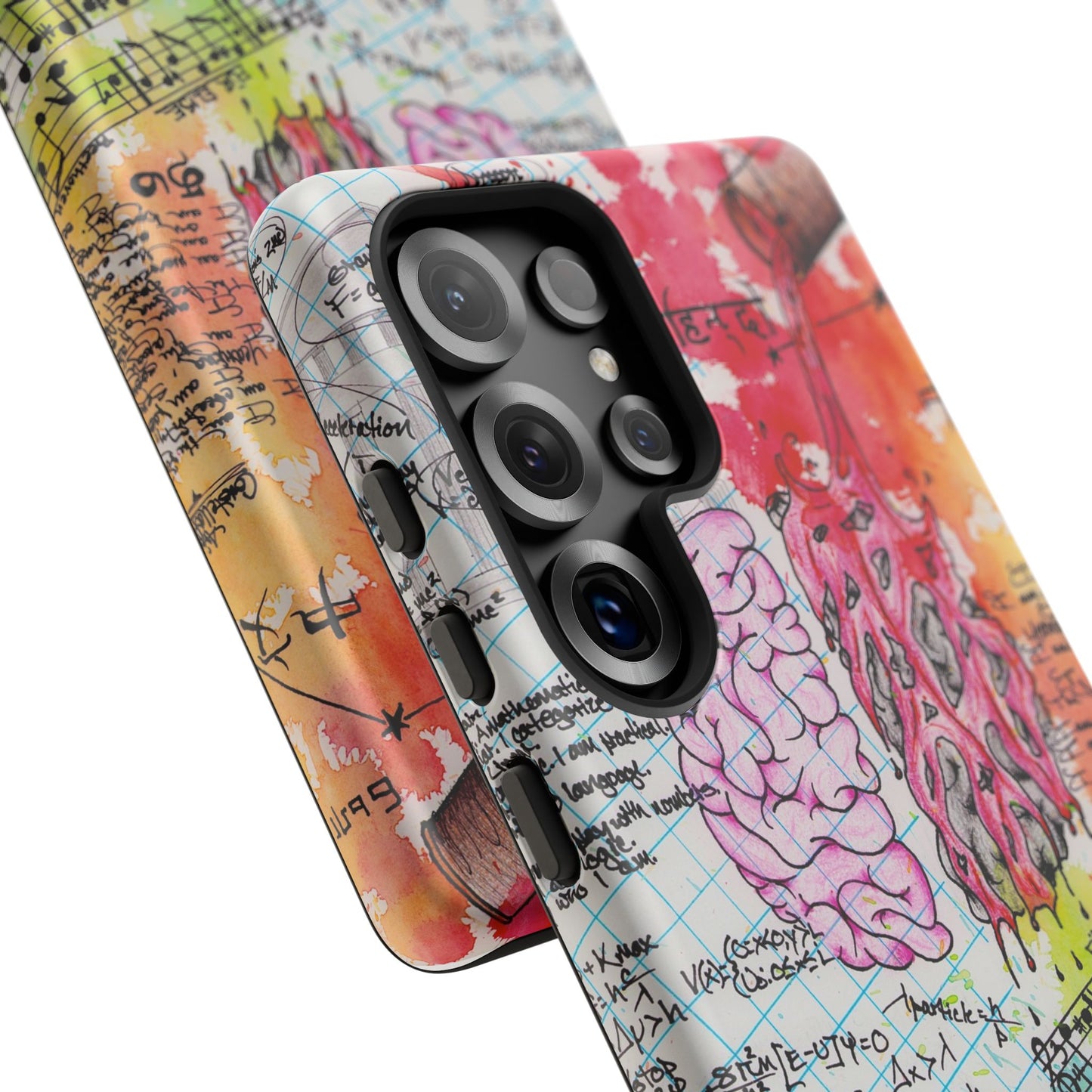 Brain Hemispheres Collage Phone Case | Tough Cases | Abstract Art Phone Case