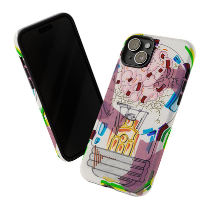 Head Light Illustration Tough Cases | iPhone protective phone case
