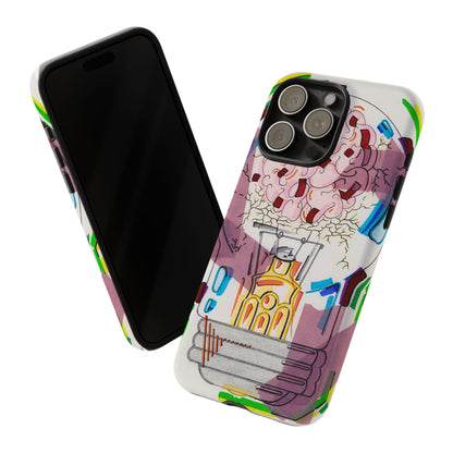 Head Light Illustration Tough Cases | iPhone protective phone case