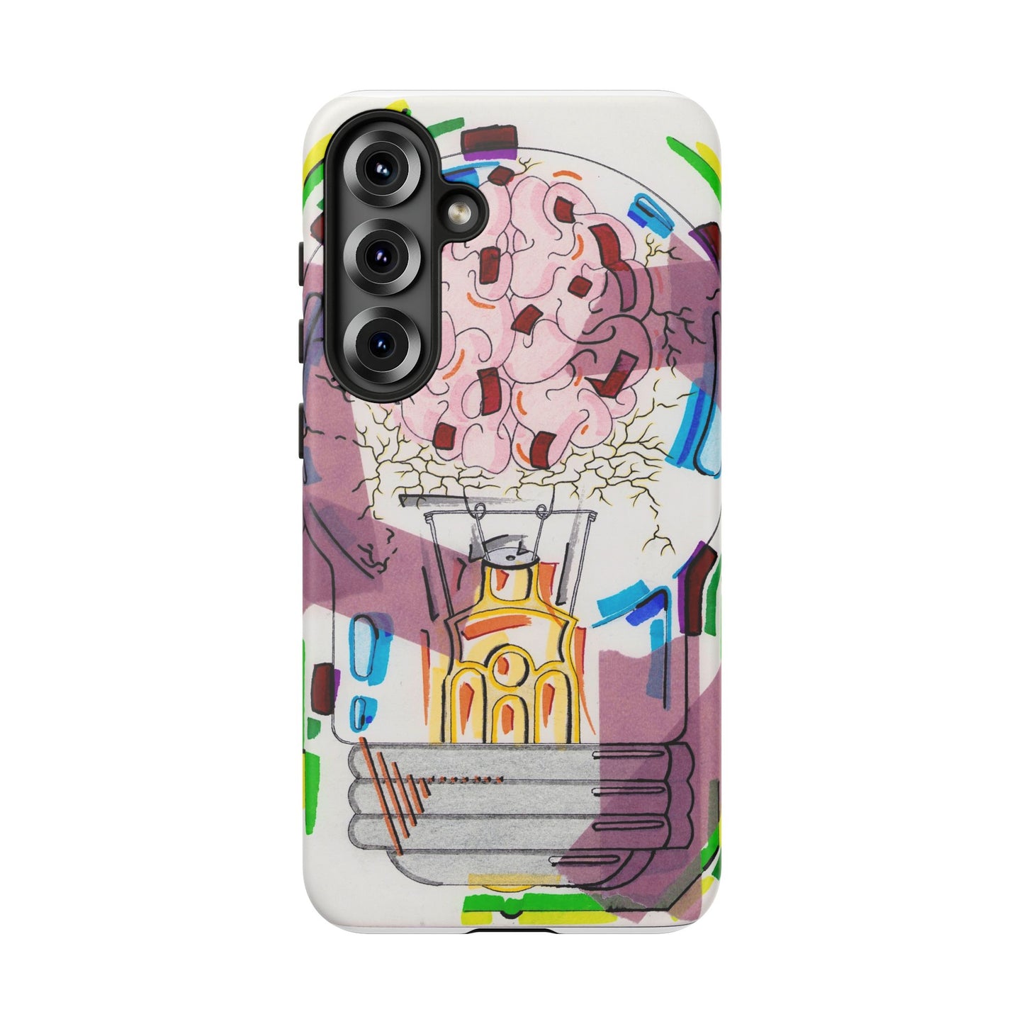 Head Light Illustration Tough Cases | iPhone protective phone case