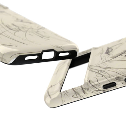 Flowing Lion Sketch phone case | Wildlife Art | Tough Cases
