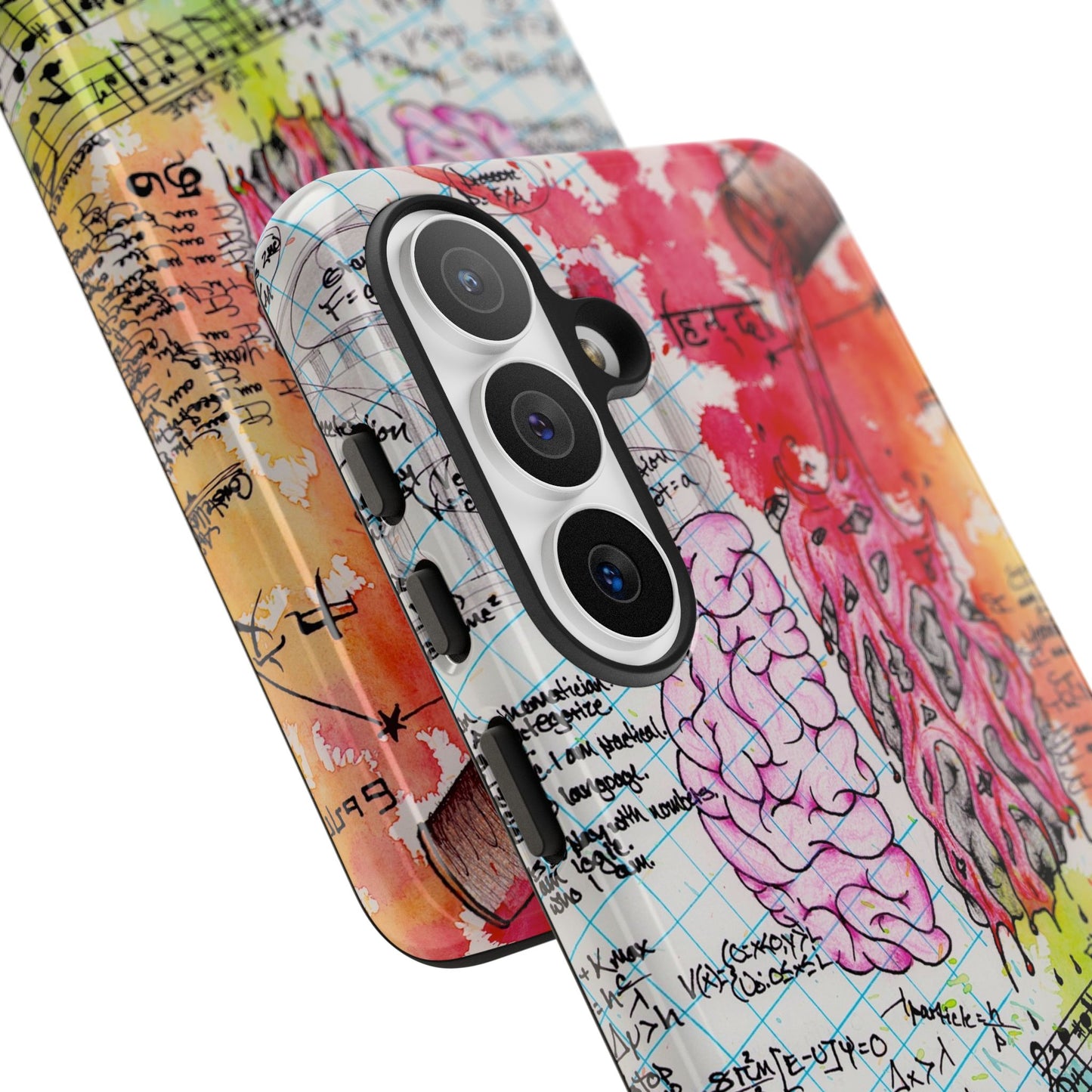 Brain Hemispheres Collage Phone Case | Tough Cases | Abstract Art Phone Case
